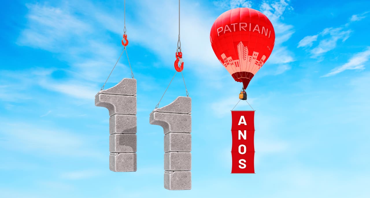 PATRIANI completa 11 anos construindo lares e não somente paredes