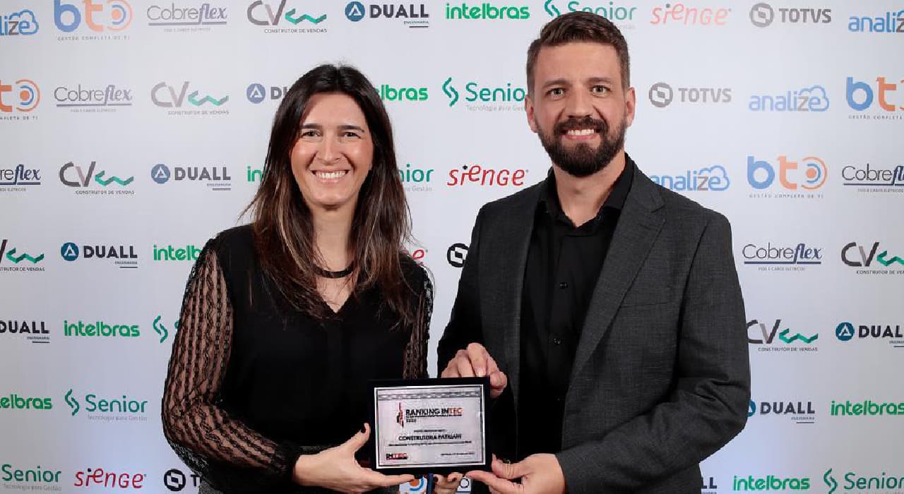 PATRIANI recebe troféu no RANKING INTEC 2023