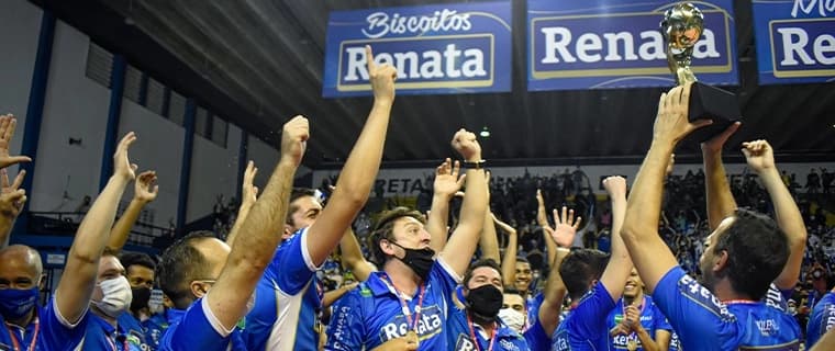PATRIANI vibra junto com o Vôlei Renata de  Campinas pela conquista do Bicampeonato-Paulista de 2021
